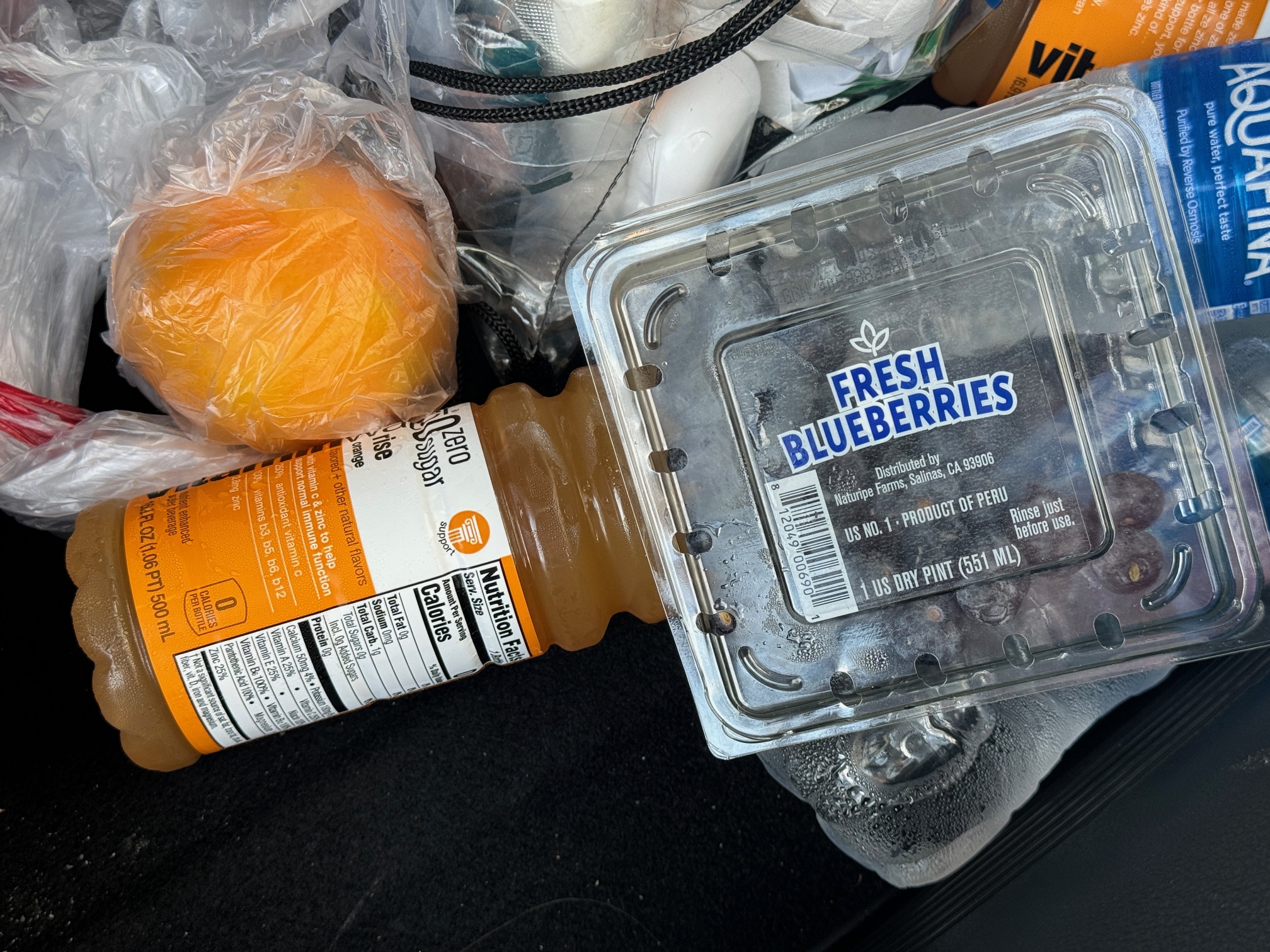 Blueberries and Oranges