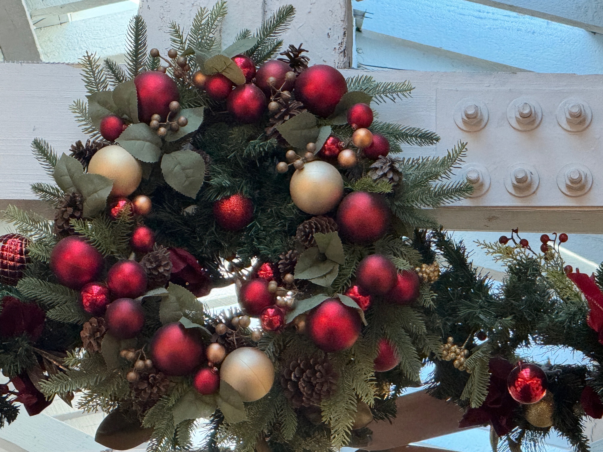 Christmas Wreath at Charleston City Market