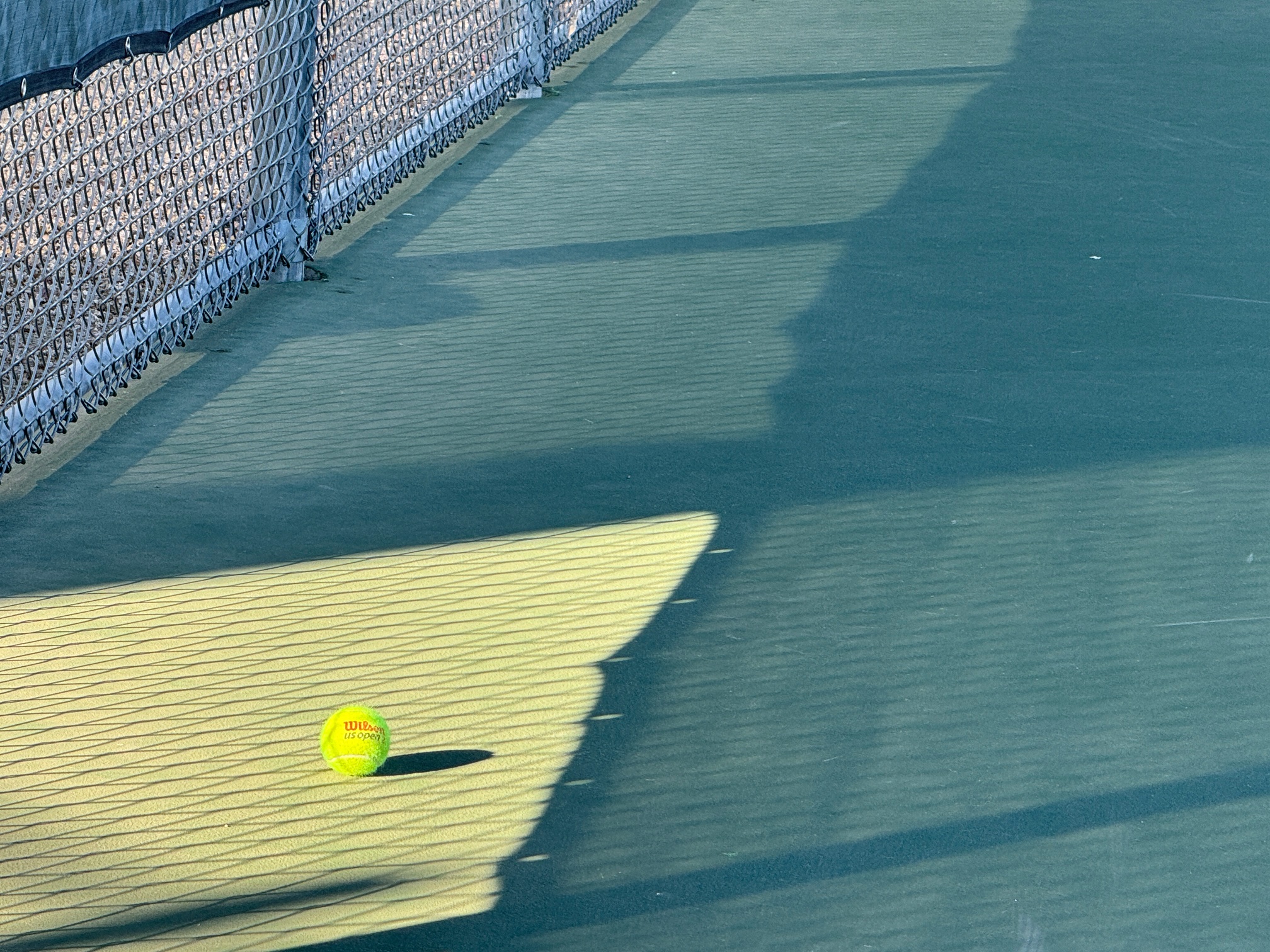 Tennis Ball on Court