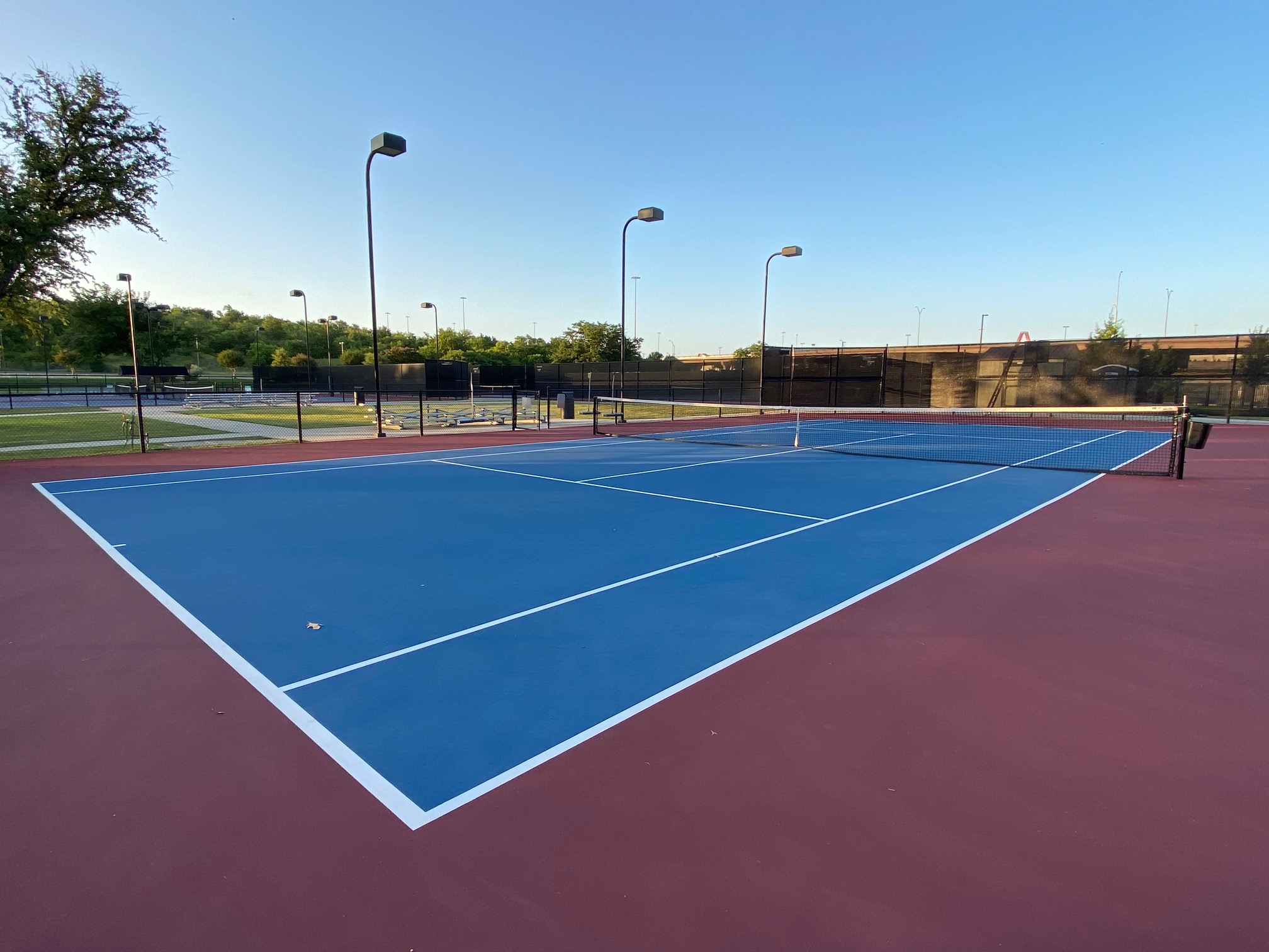 Tennis Court at Fort Worth Country Day School