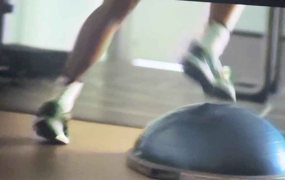 Nadal Lateral Shuffles Bosu Ball